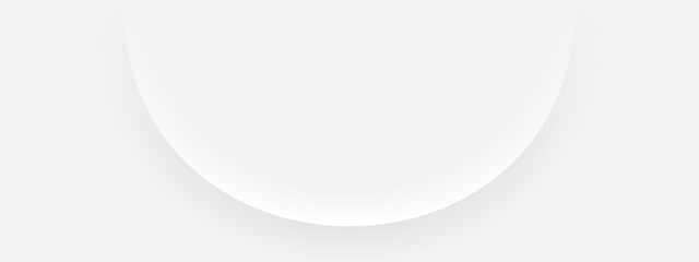 3D white geometric abstract background overlap layer on bright space with waves decoration. Minimalist modern graphic design element cutout style concept for banner.