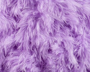 Obraz premium A close-up of fluffy, textured purple fabric.