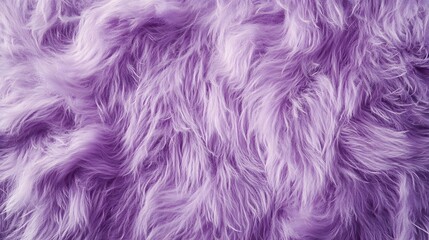Fototapeta premium A close-up of soft, fluffy purple fur texture.