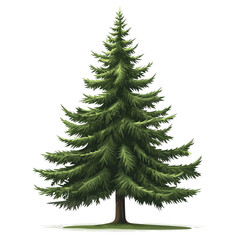 Obraz premium tree isolated on white background, tree vector, tree illustration