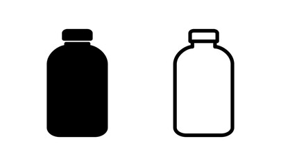 Bottle icon logo design. bottle sign and symbol