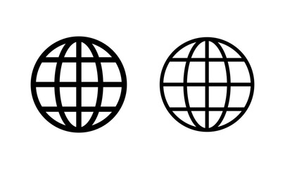 Web icon logo design. go to web sign and symbol. web click icon. Global search icon