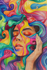 Energy and Mindfullness Healing Hands working human