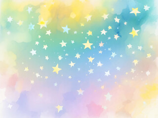 abstract colorful background with stars