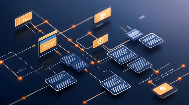 Digital Network: Data Flows Securely & Globally