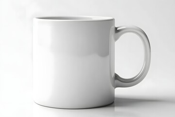 Obraz premium White Mug Design: Simple Elegance, Perfect for Everyday Use
