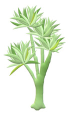 tree 3d art  plants botany art botanical art nature 