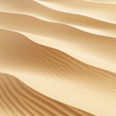 Abstract Sand Dunes, Rippled Texture of Desert Sand