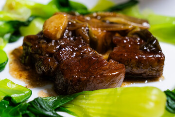 Dong Po Pork on the dish