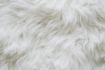 Fototapeta premium White Fluffy Textile Texture