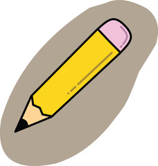 pencil drawing vector illustration