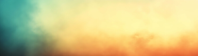 Abstract Background Teal Orange Gradient