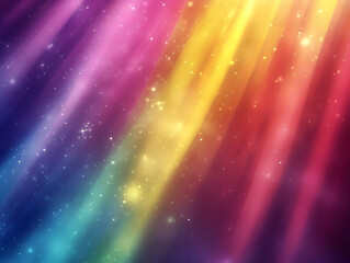 Obraz premium Rainbow Nebula Abstract Background
