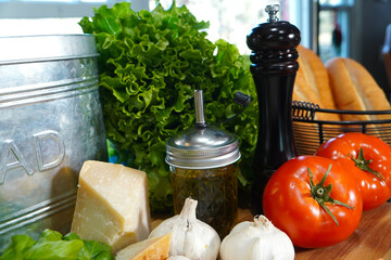 Cooking a delicious Margherita grilled cheese sandwiches for lunch. A twist on the regular grilled cheese we have added mozzarella cheese, fresh tomatoes, basil, garlic and sourdough bread.