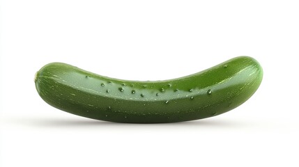 Fresh cucumber. Fresh cucumber on white background