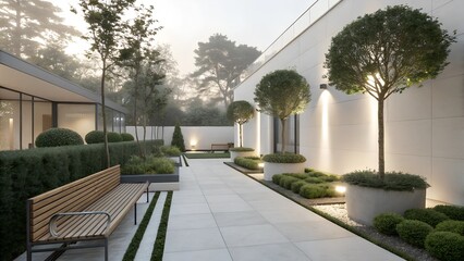 Fototapeta premium path in the garden