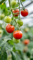 hydroponic cherry tomatoes cultivation