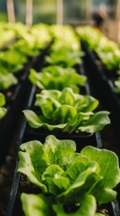 hydroponic lettuce