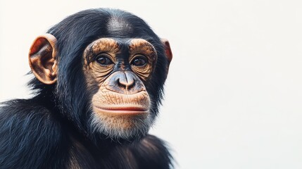 Naklejka premium ape. ape on white background. animal