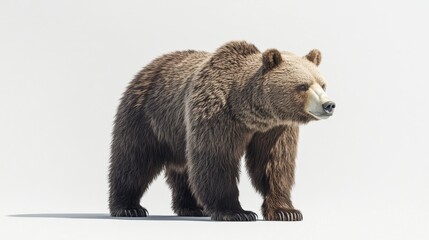 Fototapeta premium bear. bear on white background. animal