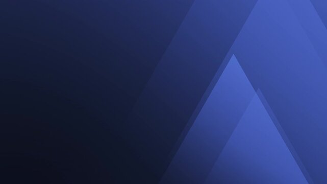 Dark blue gradient technology background with triangles shapes. Minimal motion design seamless loop animation