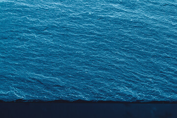 Close-Up of Textured Blue Slate Surface.