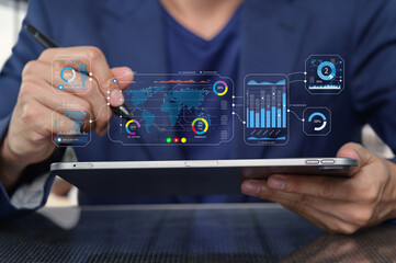 Modern Technology Interaction with Data Visualization on Tablet