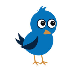 blue bird cartoon