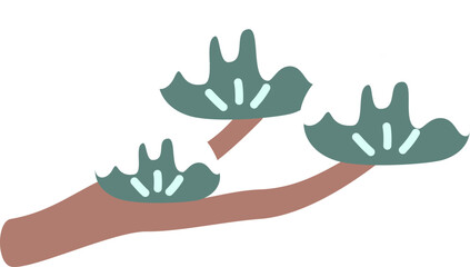 Elegant pine tree artwork inspired by traditional Korean festivals, perfect for celebrating chuseok, Korean new year, and other holidays with cultural decor, scenic designs, and tranquil festive illus