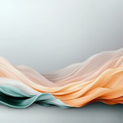 Abstract Beige Pastel Wave Smear Background Texture