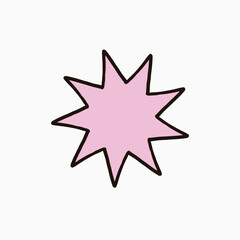 Obraz premium stars shape design star vector modern