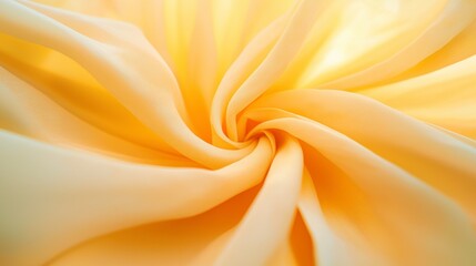 Fototapeta premium Abstract Yellow Fabric Texture Soft Smooth Elegant Background for Design