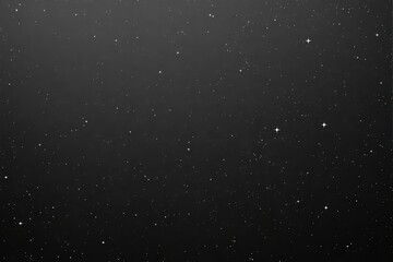 Obraz premium A starry night sky filled with glowing stars, presented in a minimalistic graphic style on a dark background. Perfect for cosmic concepts. Ai generative
