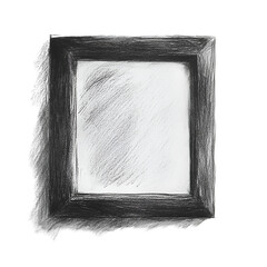 Black Wall Frame PNG cutout isolated on white and transparent background. black wall frame png, black photo frame transparent background, black frame cutout, isolated black frame, picture frame png,