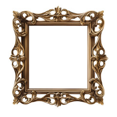 Black Wall Frame PNG cutout isolated on white and transparent background. black wall frame png, black photo frame transparent background, black frame cutout, isolated black frame, picture frame png,