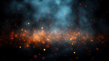 Obraz premium Glowing Embers and Smoke Abstract Background