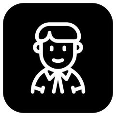 Editable teen, adolosence, boy, girl avatar vector icon. User, profile, identity, persona. Part of a big icon set family. Perfect for web and app interfaces, presentations, infographics, etc
