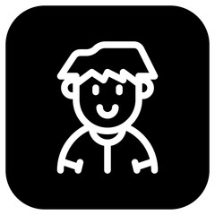 Editable employee avatar vector icon. User, profile, identity, persona. Part of a big icon set family. Perfect for web and app interfaces, presentations, infographics, etc