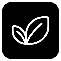 Fototapeta premium Editable tea leaves vector icon. Wellness, spa, relaxation. Part of a big icon set family. Perfect for web and app interfaces, presentations, infographics, etc
