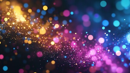 Dreamy abstract bokeh background with soft light particles, perfect for overlays




