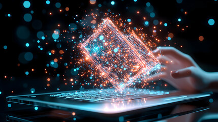 Digital Data Cube Emerging from Laptop:  Innovation through Technology Advances Rapidly