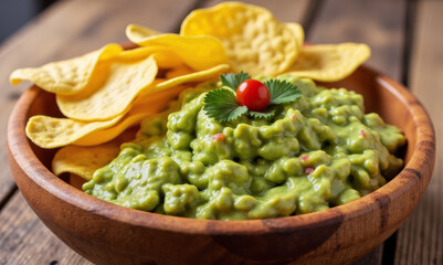 Obraz premium Guacamole and Chips