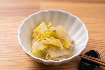 白菜のごま酢和え