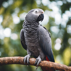 Fototapeta premium African Grey Parrot