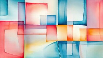 Fototapeta premium Minimalist Background with Pastel Shapes 