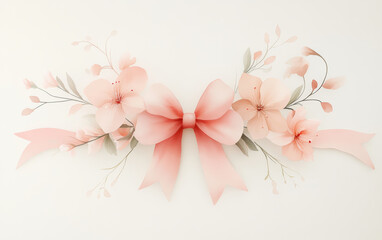 Obraz premium Vintage floral texture art background