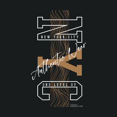 New york Brooklyn slogan urban denim graphic element design typography t shirt vector for ready print