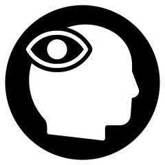 eye glyph icon