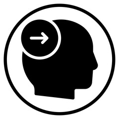 right arrow glyph icon