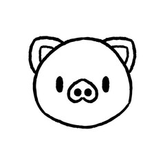 Obraz premium pig illustration